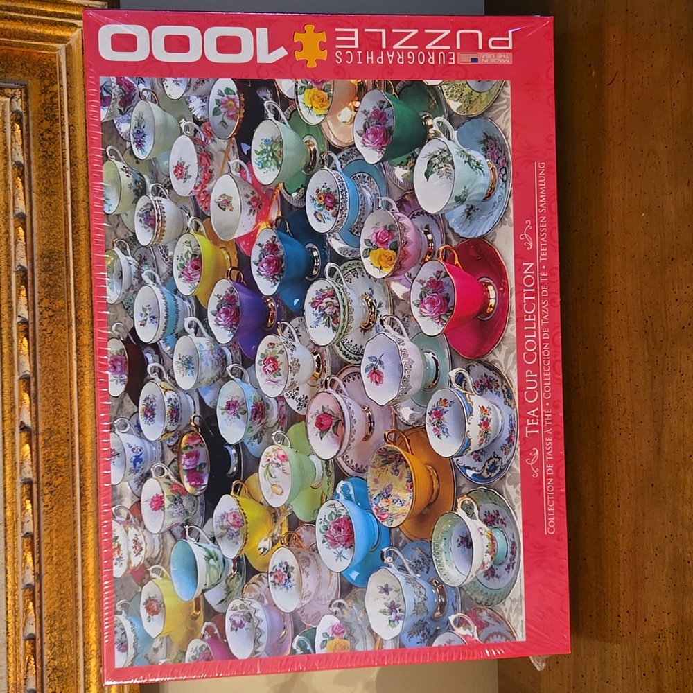 Eurographics Tea Cup Collection 1000-piece Jigsaw Puzzle New
